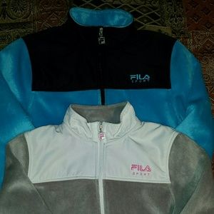 **SOLD** Girls size 10/12 Fila soft fleece jacket